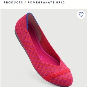 Rothy’s Pomegranate Grid Flats Size 8